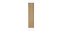 Colonne salle de bain VANO – 2 portes + 1 niche – Chêne – L30 × P25 × H140 cm – À suspendre 