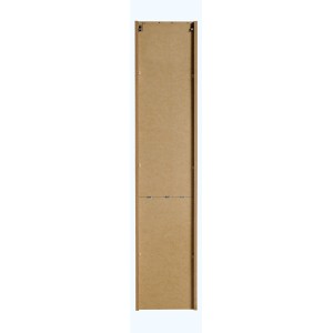 Colonne salle de bain VANO – 2 portes + 1 niche – Chêne – L30 × P25 × H140 cm – À suspendre 