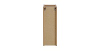 Meuble de rangement de salle de bain VANO – 1 porte – Coloris chêne – L20 × P57 × H39 cm – À suspendre 