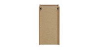 Meuble de rangement de salle de bain VANO – 1 porte – Coloris chêne – L30 × P57 × H39 cm – À suspendre 