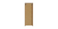 Meuble de rangement de salle de bain VANO – 1 porte – Coloris chêne – L20 × P57 × H18 cm – À suspendre 