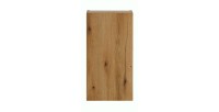 Meuble de rangement de salle de bain VANO – 1 porte – Coloris chêne – L30 × P57 × H18 cm – À suspendre 