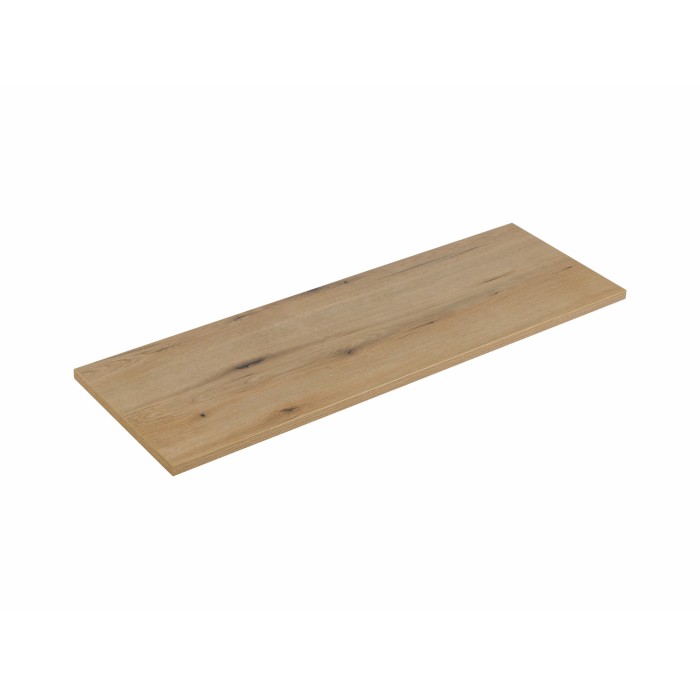 Plan vasque VANO – Coloris chêne – L140 × P40 × H2 cm – À poser 