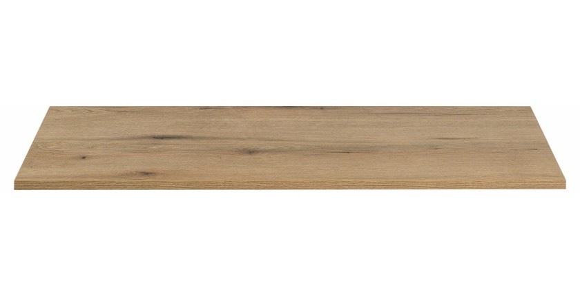 Plan vasque VANO – Coloris chêne – L140 × P40 × H2 cm – À poser 