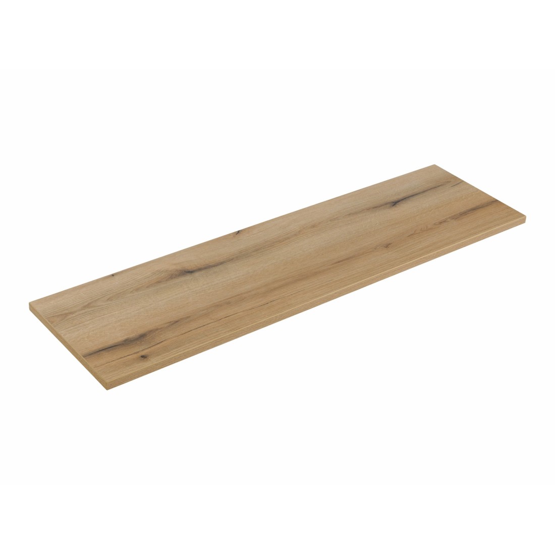 Plan vasque VANO – Coloris chêne – L160 × P40 × H2 cm – À poser 