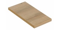 Plan vasque VANO – Coloris chêne – L20 × P40 × H2 cm – À poser 