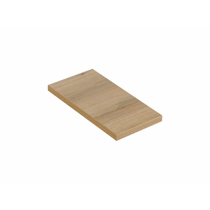 Plan vasque VANO – Coloris chêne – L20 × P40 × H2 cm – À poser 