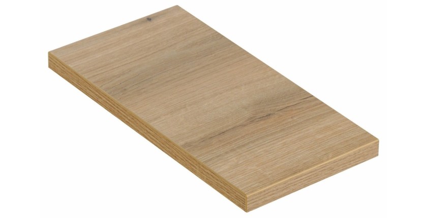 Plan vasque VANO – Coloris chêne – L20 × P40 × H2 cm – À poser 