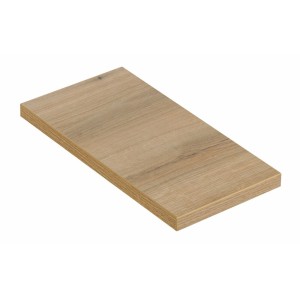 Plan vasque VANO – Coloris chêne – L20 × P40 × H2 cm – À poser 