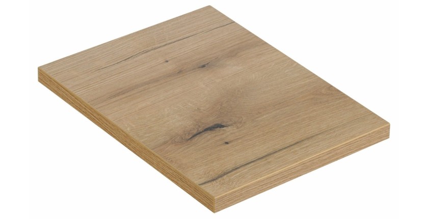 Plan vasque VANO – Coloris chêne – L30 × P40 × H2 cm – À poser 