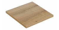 Plan vasque VANO – Coloris chêne – L40 × P40 × H2 cm – À poser 