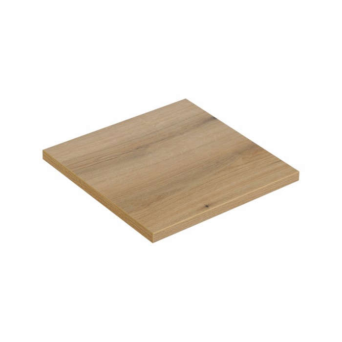 Plan vasque VANO – Coloris chêne – L40 × P40 × H2 cm – À poser 