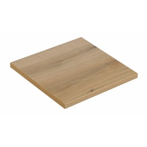 Plan vasque VANO – Coloris chêne – L40 × P40 × H2 cm – À poser 