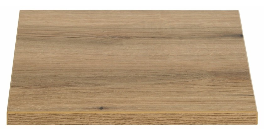 Plan vasque VANO – Coloris chêne – L40 × P40 × H2 cm – À poser 