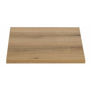 Plan vasque VANO – Coloris chêne – L40 × P40 × H2 cm – À poser 