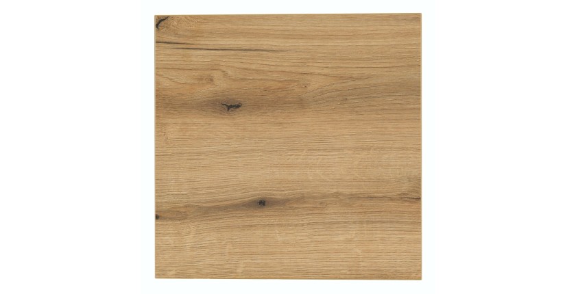Plan vasque VANO – Coloris chêne – L40 × P40 × H2 cm – À poser 