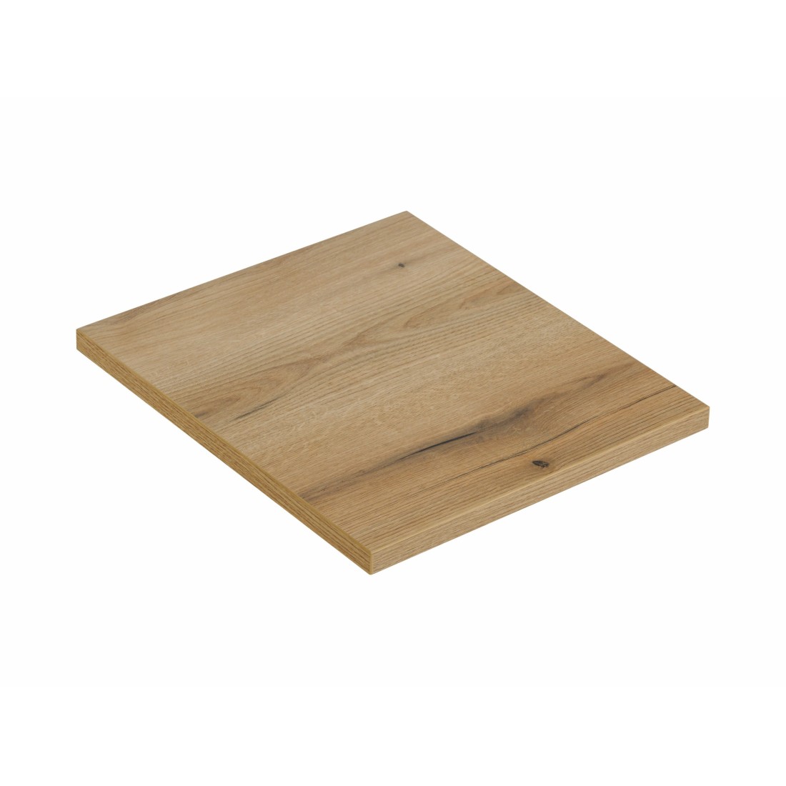 Plan vasque VANO – Coloris chêne – L50 × P40 × H2 cm – À poser 