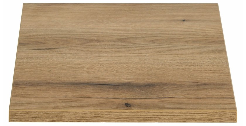 Plan vasque VANO – Coloris chêne – L50 × P40 × H2 cm – À poser 