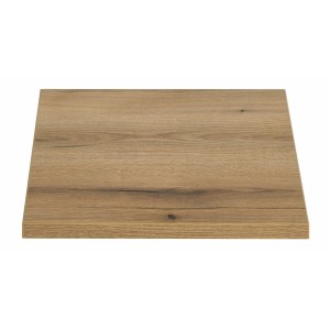 Plan vasque VANO – Coloris chêne – L50 × P40 × H2 cm – À poser 