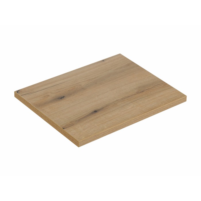 Plan vasque VANO – Coloris chêne – L60 × P40 × H2 cm – À poser 