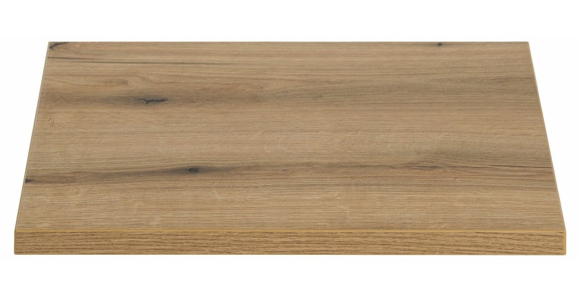 Plan vasque VANO – Coloris chêne – L60 × P40 × H2 cm – À poser 