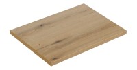 Plan vasque VANO – Coloris chêne – L70 × P40 × H2 cm – À poser 