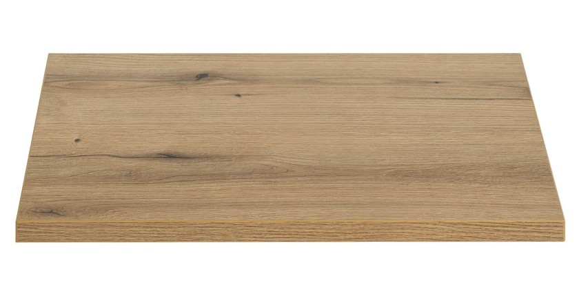Plan vasque VANO – Coloris chêne – L70 × P40 × H2 cm – À poser 