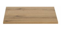 Plan vasque VANO – Coloris chêne – L80 × P40 × H2 cm – À poser 