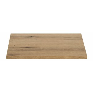 Plan vasque VANO – Coloris chêne – L80 × P40 × H2 cm – À poser 