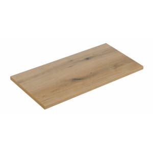 Plan vasque VANO – Coloris chêne – L90 × P40 × H2 cm – À poser 