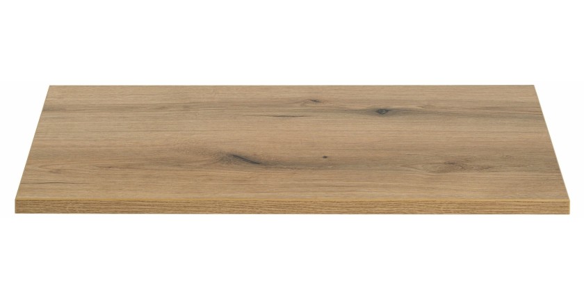 Plan vasque VANO – Coloris chêne – L90 × P40 × H2 cm – À poser 