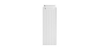 Meuble de rangement de salle de bain VANO – 1 porte – Blanc alpin – L20 × P18 × H57 cm – À suspendre 