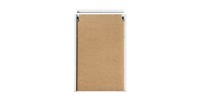Meuble de rangement de salle de bain VANO – 1 porte avec panier à linge – Blanc alpin – L40 × P39 × H57 cm – À suspendre 