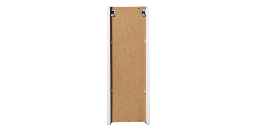 Meuble de rangement VANO – 1 porte – Blanc alpin – L20 × P18 × H57 cm – À suspendre 
