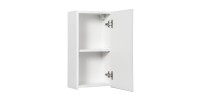Meuble de rangement VANO – Blanc alpin – 1 porte – L30 × P18 × H57 cm – À suspendre 