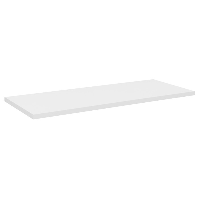  Plan vasque VANO – Blanc alpin – L100 × P40 × H2 cm – À poser sur meuble de salle de bain 