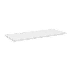  Plan vasque VANO – Blanc alpin – L100 × P40 × H2 cm – À poser sur meuble de salle de bain 