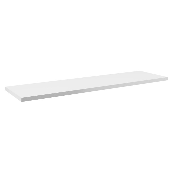  Plan vasque VANO – Blanc alpin – L140 × P40 × H2 cm – À poser sur meuble salle de bain 