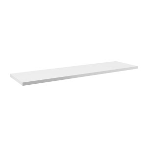  Plan vasque VANO – Blanc alpin – L140 × P40 × H2 cm – À poser sur meuble salle de bain 