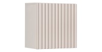 Meuble de rangement salle de bain VANO – 1 porte – Marron congo – L30 × P30 × H18 cm – À suspendre