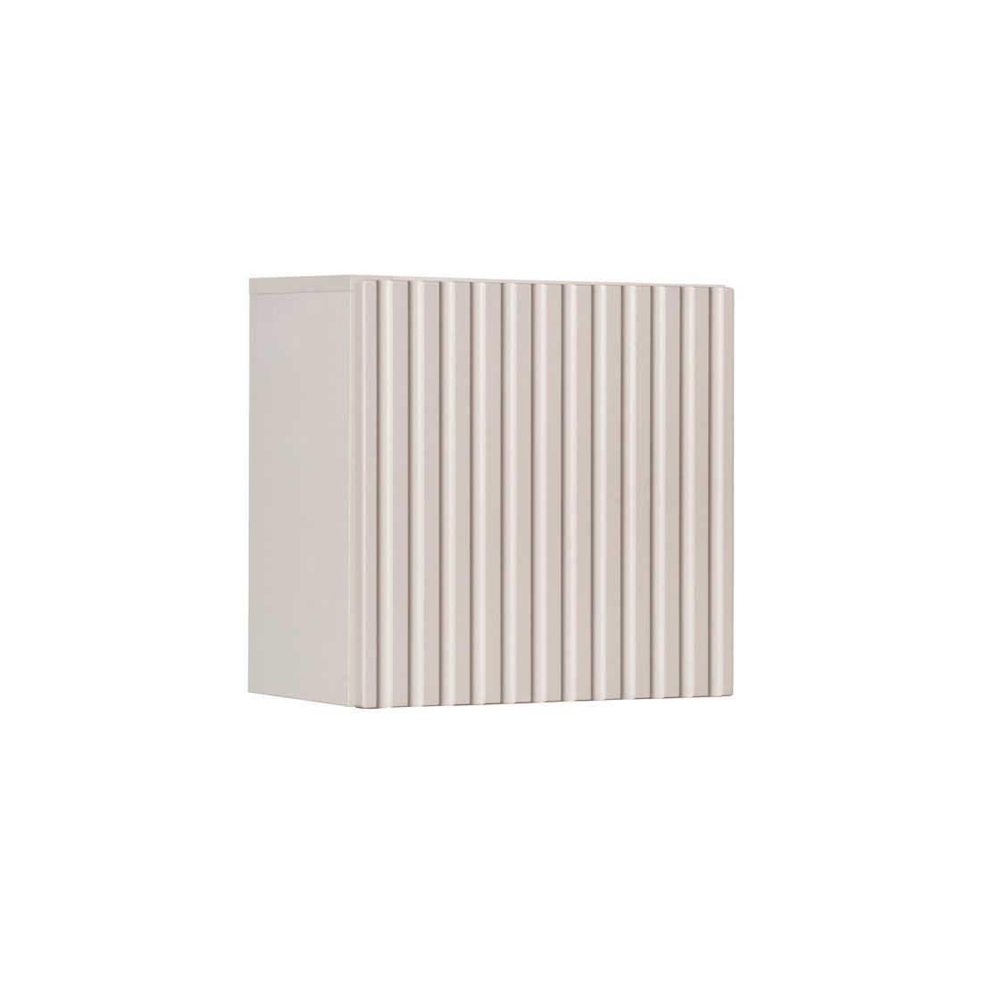 Meuble de rangement salle de bain VANO – 1 porte – Marron congo – L30 × P30 × H18 cm – À suspendre