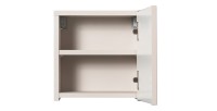 Meuble de rangement salle de bain VANO – 1 porte – Marron congo – L30 × P30 × H18 cm – À suspendre