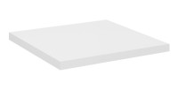 Plan vasque VANO – Blanc alpin – L40 × P40 × H2 cm – Compact et élégant à poser