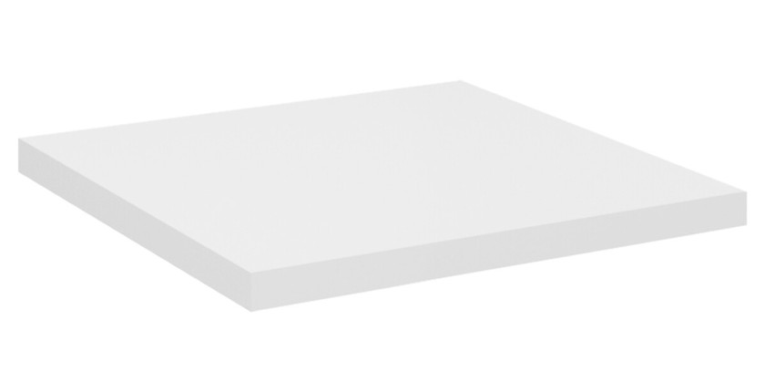 Plan vasque VANO – Blanc alpin – L40 × P40 × H2 cm – Compact et élégant à poser