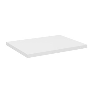 Plan vasque VANO – Blanc alpin – L50 × P40 × H2 cm – Élégance compacte à poser