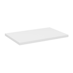 Plan vasque VANO – Blanc alpin – L60 × P40 × H2 cm – Design épuré à poser
