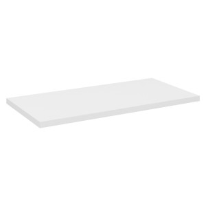 Plan vasque VANO – Blanc alpin – L80 × P40 × H2 cm – Élégance à poser en MDF mat