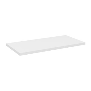 Plan vasque VANO – Blanc alpin – L80 × P40 × H2 cm – Élégance à poser en MDF mat
