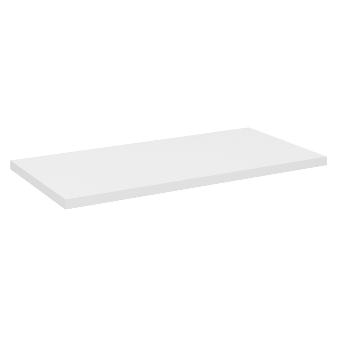 Plan vasque VANO – Blanc alpin – L80 × P40 × H2 cm – Élégance à poser en MDF mat