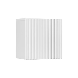 Meuble de rangement VANO – Blanc alpin – 1 porte – L20 × P18 × H57 cm – À suspendre